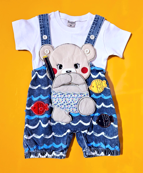 Little People Shop | Age: 0-18 Months | Kiddies Dungaree