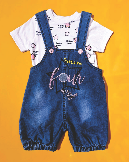 Little People Shop | Age: 0-12 Months | Girls Dungaree