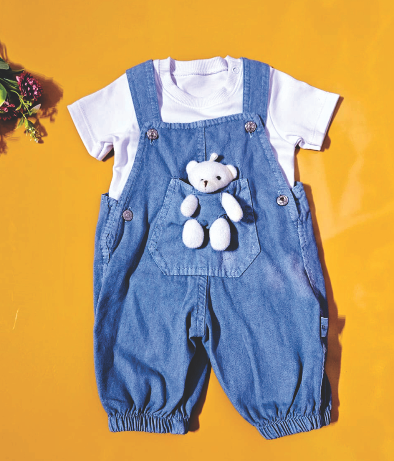 Little People Shop | Age: 0-12 Months | Girls Dungaree