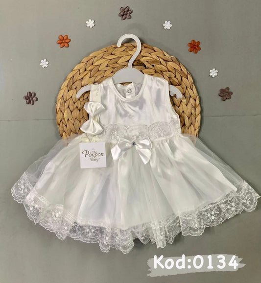 Little People Shop | Age: 3-6 Months | Fancy Girls Dress with Hair Band