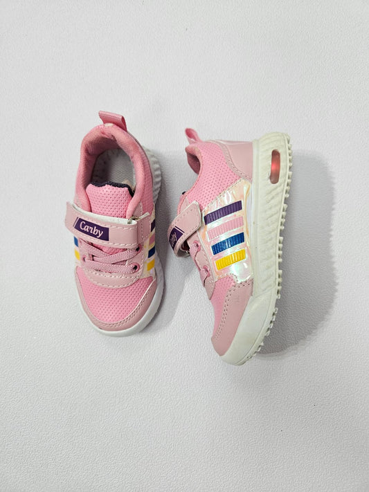 Little People Shop | Size: 8 | Girls Canby Pink Sneaker