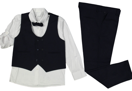 Little People Shop | Age: 10-13 Years | Boys Black Suit Set