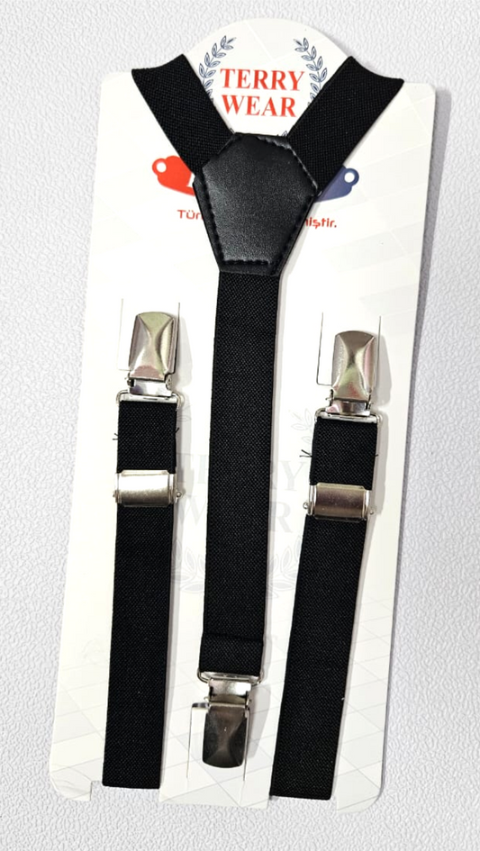 Little People Shop | Age: 3 Years Up | Suspenders - Black