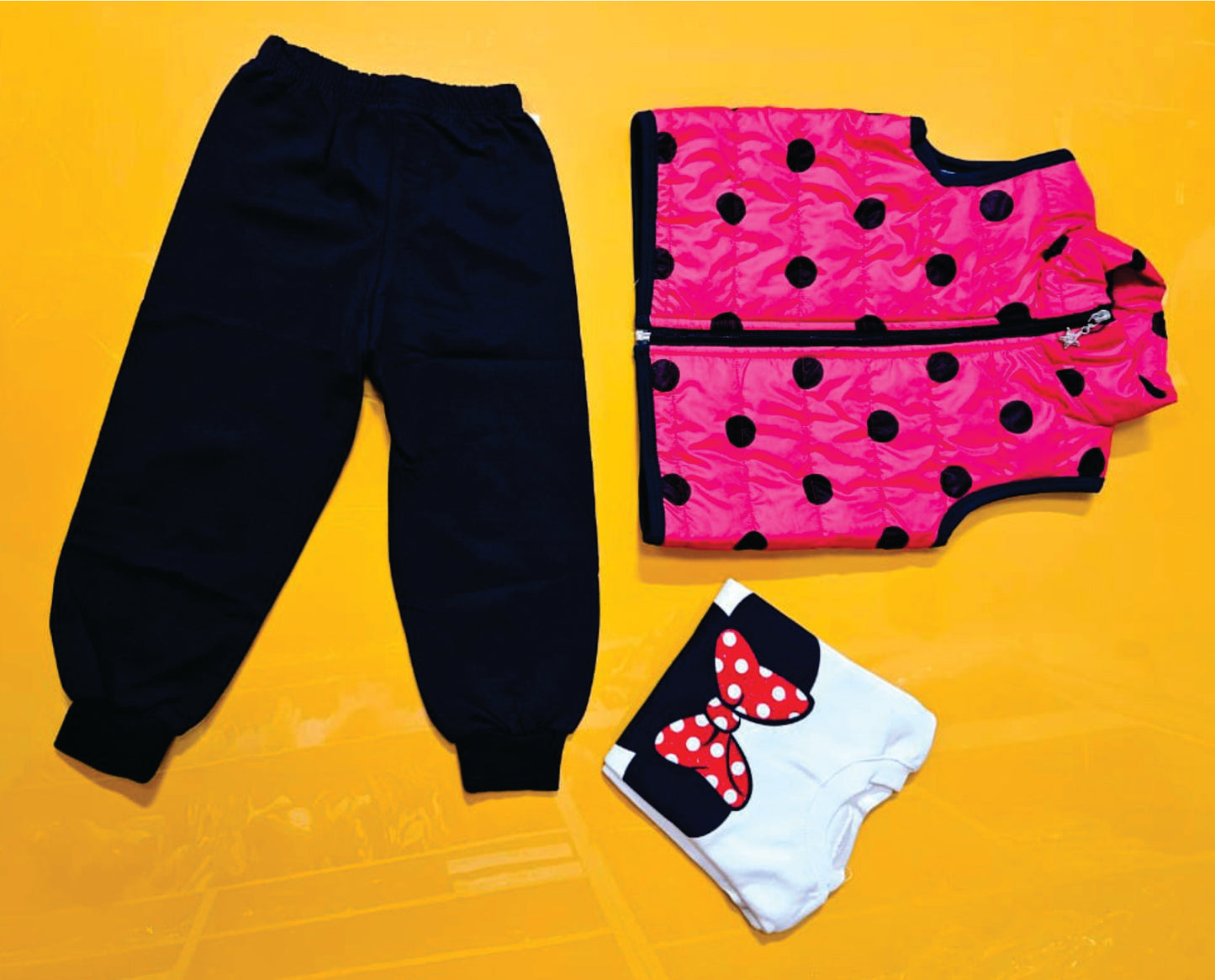 Little People Shop Age 2-4 | Short Sleeve Jacket, Long sleeve T-shirt & Trouser | Mickey mouse set